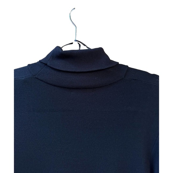 V281, NWOT, White Birch Women’s Black Turtleneck Sweater Size Medium w/Peephole - Picture 7 of 11